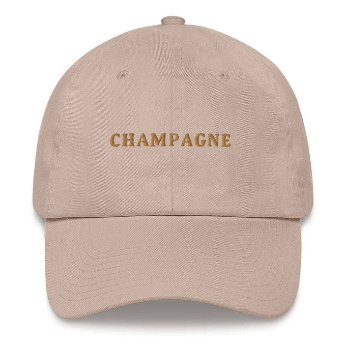 Cappellino baseball ricamato Champagne