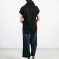 Camicia Innes nera a maniche corte