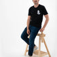 T-shirt street con grafica Nuestra Madre in cotone biologico