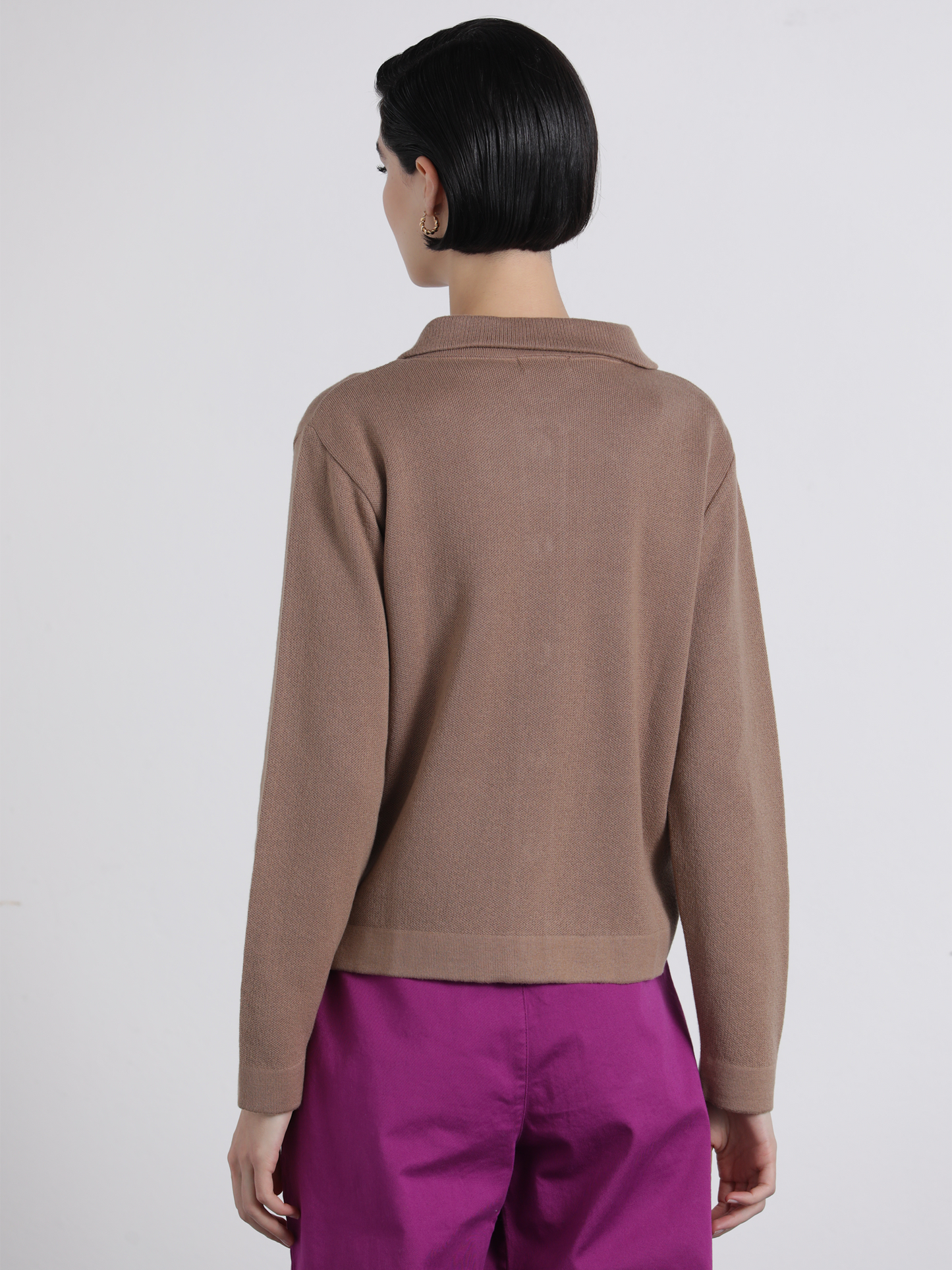Giacca cardigan con bottoni e tasche