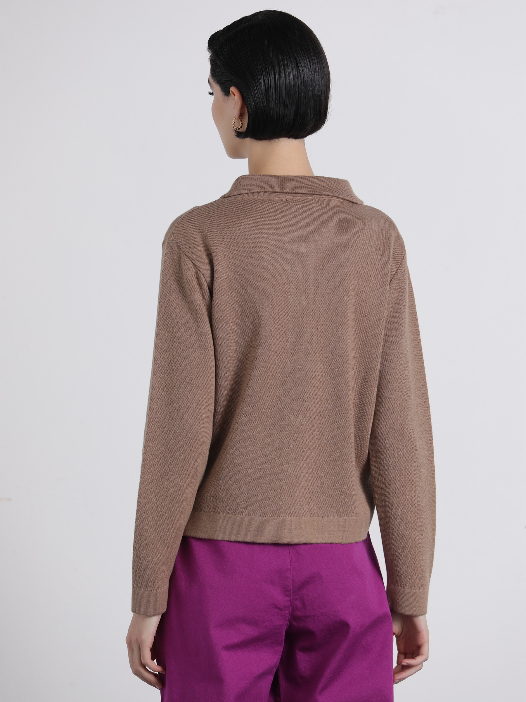 Giacca cardigan con bottoni e tasche