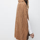 Poncho in maglia strutturata con collo alto