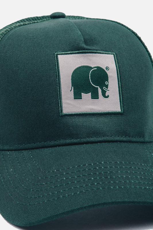 Cappellino trucker tonal verde giungla