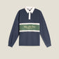 Polo rugby a maniche lunghe in cotone organico