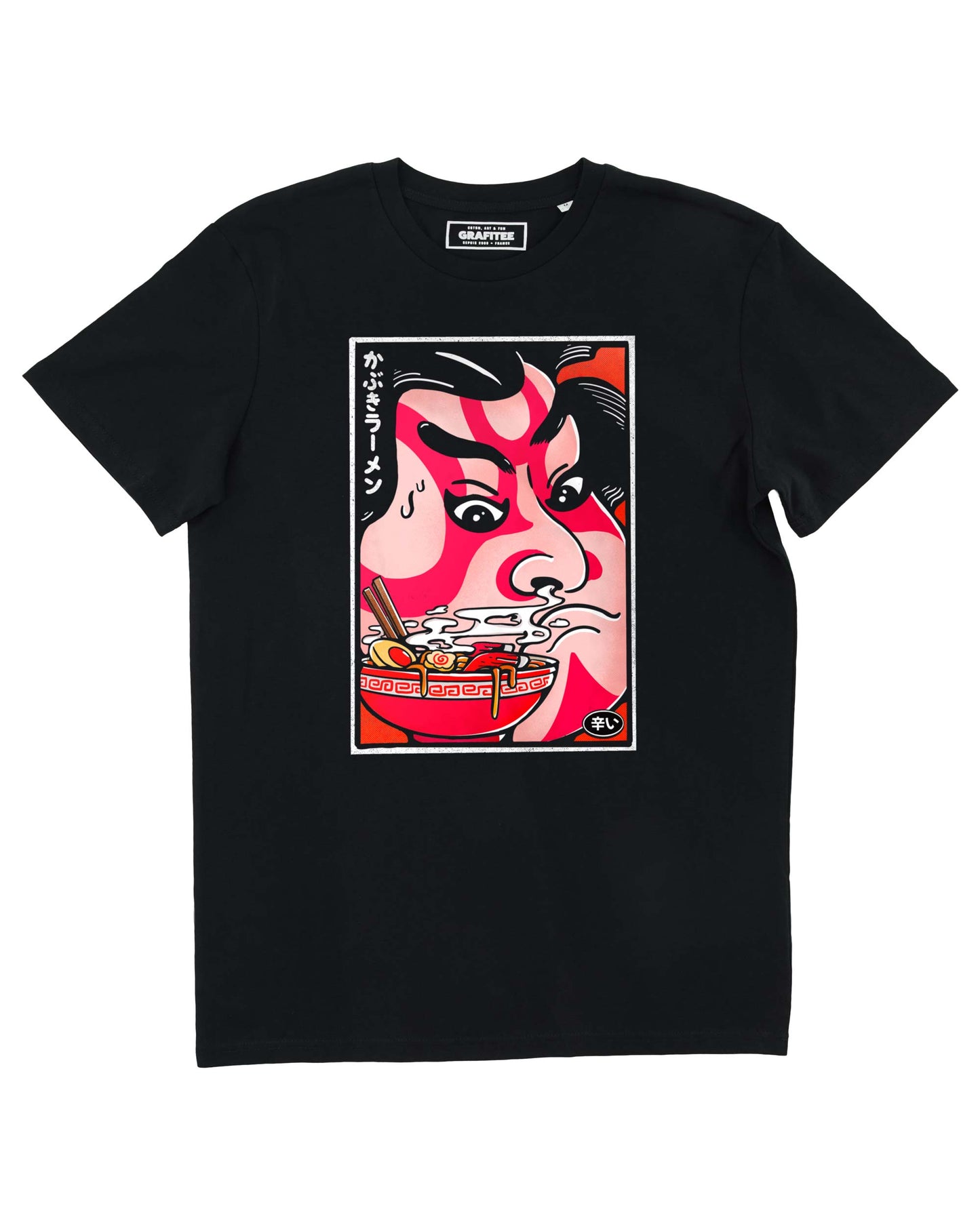 T-shirt Kabuki e Ramen in Cotone Biologico