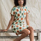 Abito camicia Loren a quadri ikat in cotone