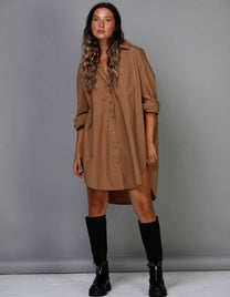 Camicia oversize in cotone