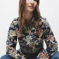 Camicia floreale stampata