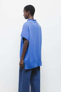 Maglione oversize in lana con collo alto