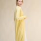 Cardigan lungo superfine in misto cashmere con maglia 3D senza cuciture