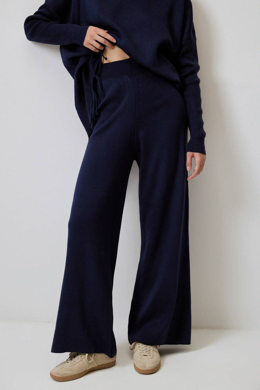 Set maglia e pantaloni con frange