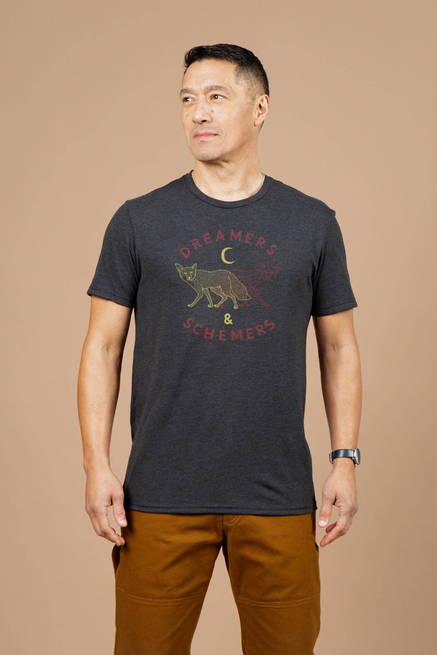 T-shirt uomo Dreamers & Schemers nera