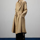 Trench cappotto con collo a scialle