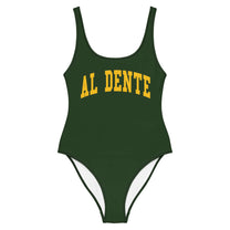 Costume intero Al Dente con scritta