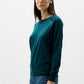Pullover girocollo in lana merino extrafine