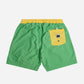 Costume da bagno uomo color block verde primavera