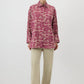 Camicia rosa a fantasia floreale dal fit comodo