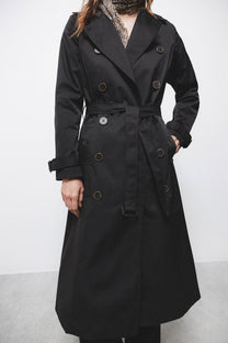 Trench classico doppiopetto con cintura