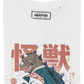 T-shirt Kaiju Samurai unisex in cotone biologico