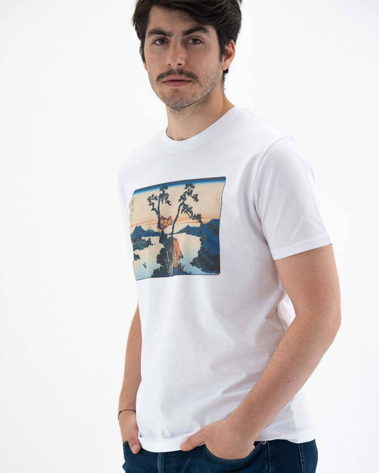 T-shirt unisex in cotone biologico con stampa Floating Jungle