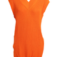 Gilet lungo in maglia di cotone