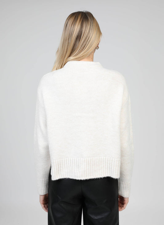 Maglione Lorana écru girocollo