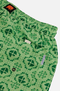 Costume da bagno Tiles in SEAQUAL® YARN verde acqua