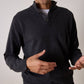 Maglione in lana merino con collo alto Shadow grigio
