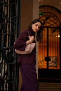 Cardigan in maglia strutturata con bottoni dorati