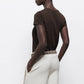 T-shirt basic in cotone a girocollo
