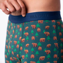 Boxer in cotone biologico con stampa orsi Kinai