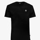 T-shirt donna nera antimacchia in cotone