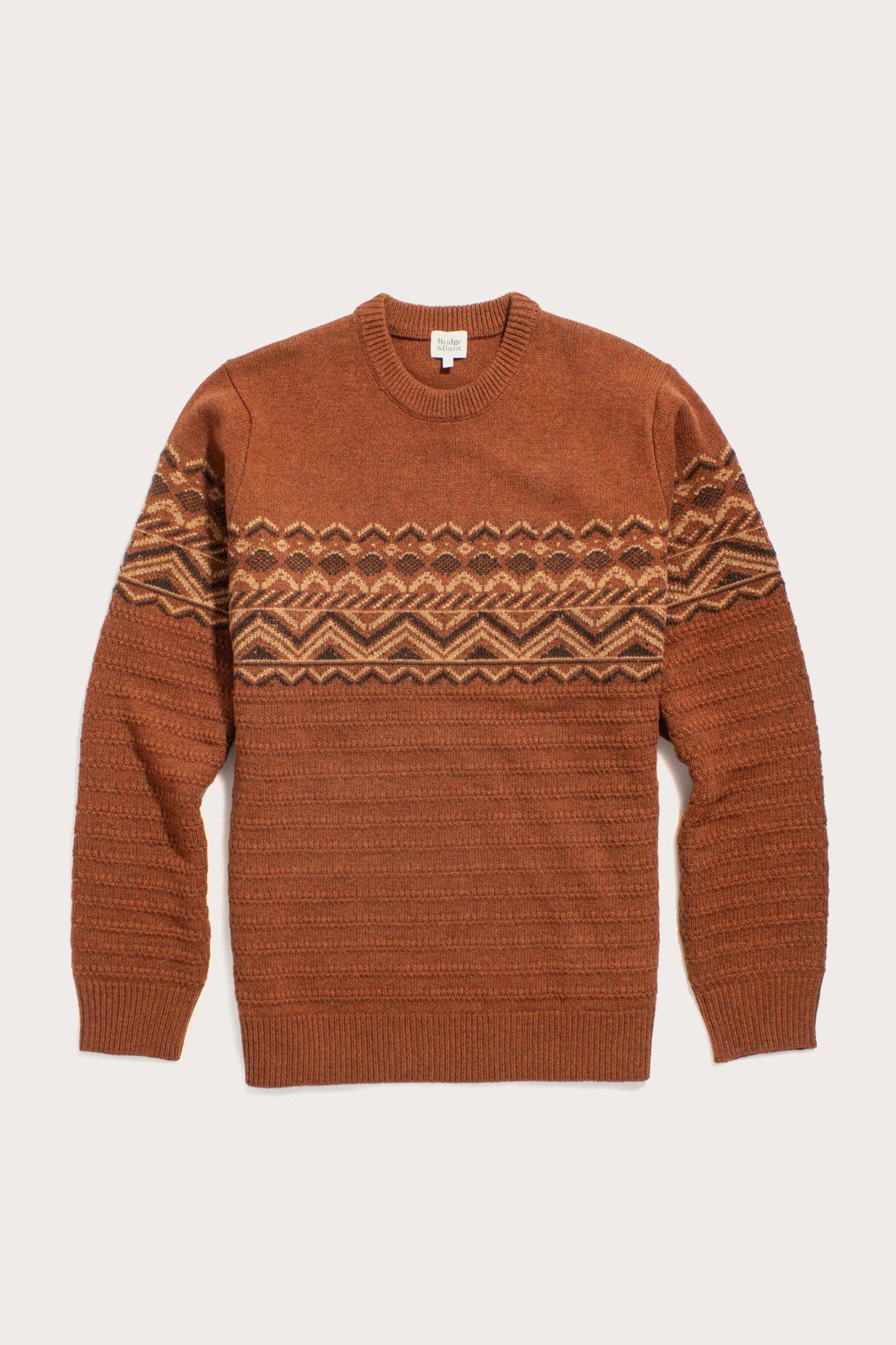 Maglione Fair Isle Rockwood in lana merino