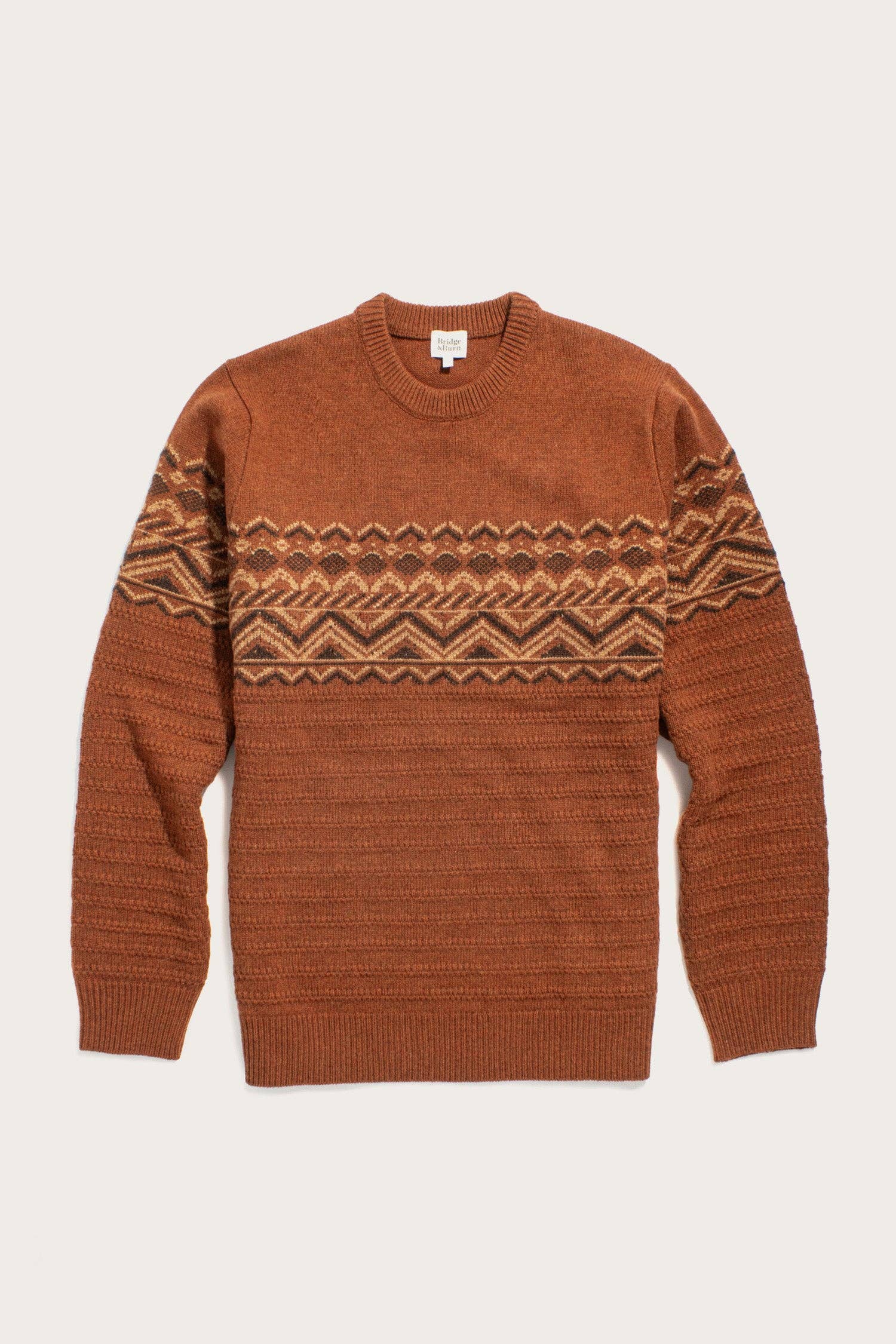 Maglione Fair Isle Rockwood in lana merino