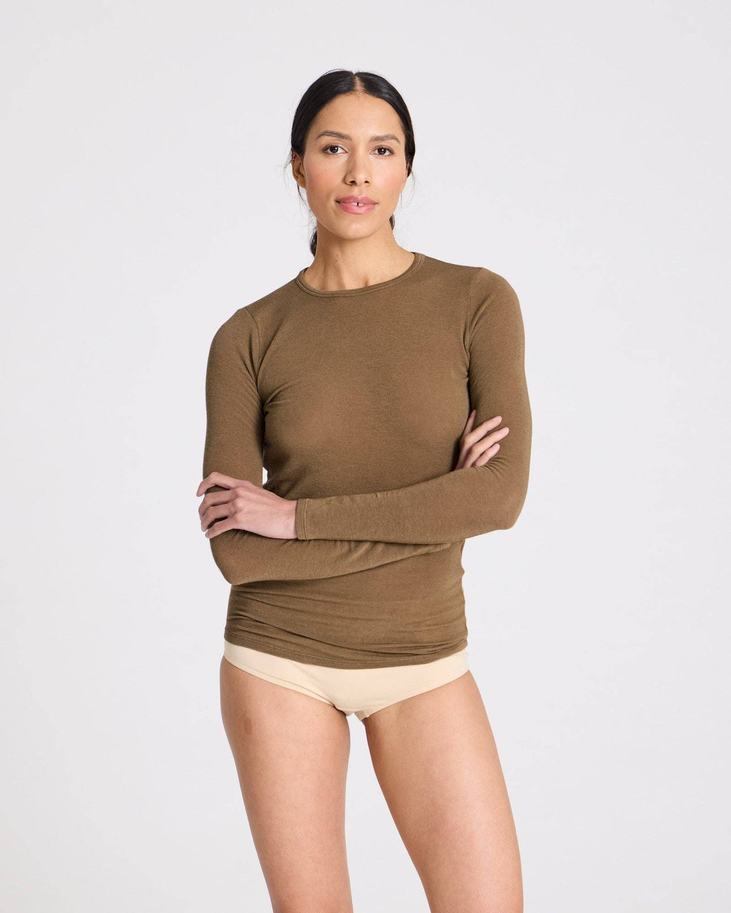 Maglia Thyra in lana con tasca a marsupio