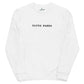 Felpa unisex in cotone biologico con ricamo “Tutto Passa”