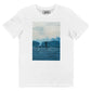 T-shirt bianca con stampa Rocky Stairs