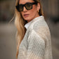 Cardigan in maglia degradé con bottoni