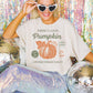 T-shirt oversize con stampa zucca Fresh & Local