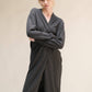 Cardigan lungo superfine in misto cashmere con maglia 3D senza cuciture