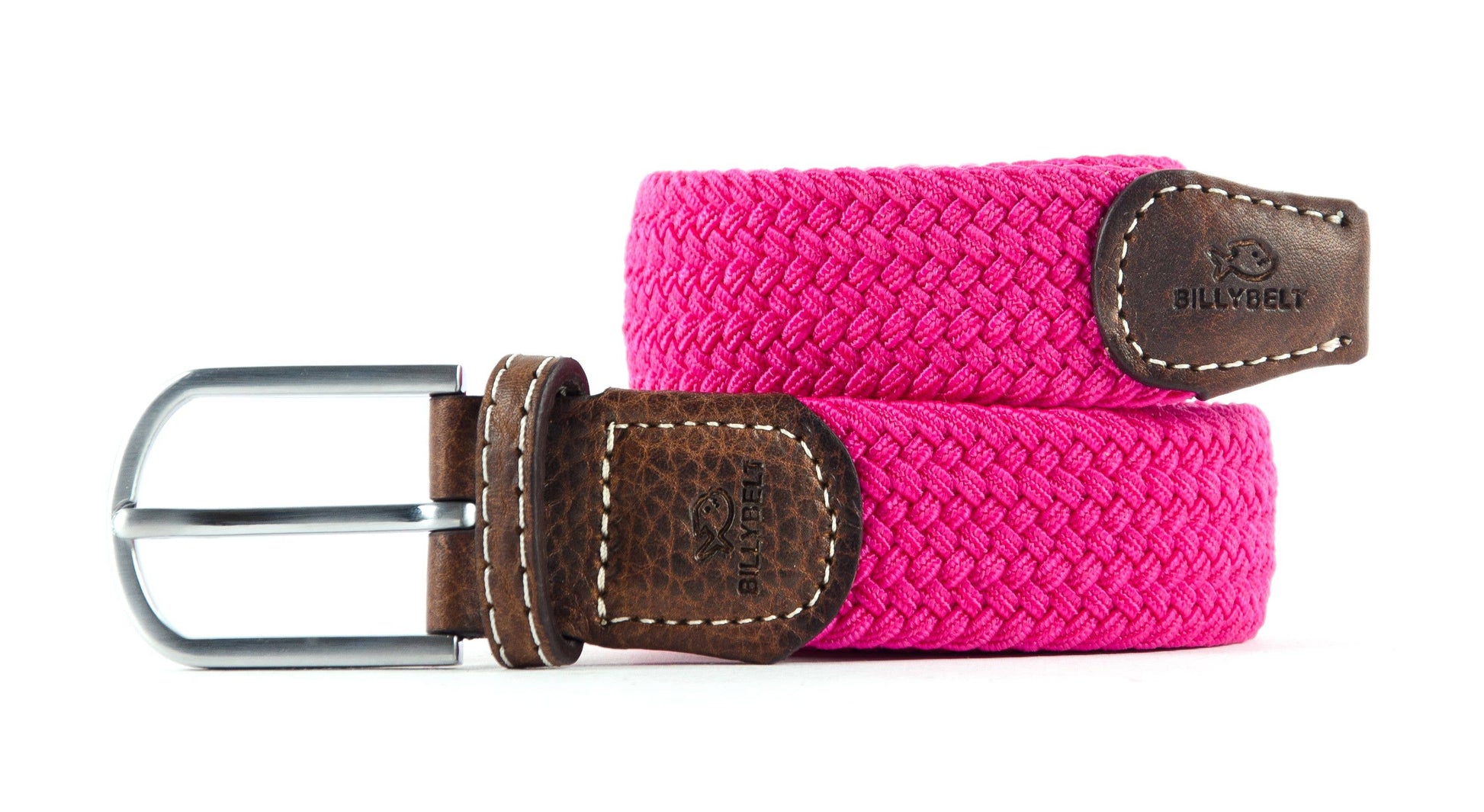 Cintura elastica intrecciata fucsia