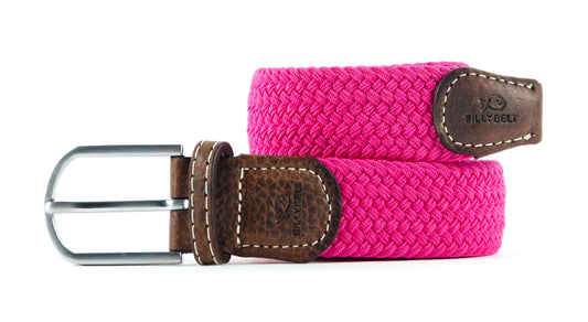 Cintura elastica intrecciata fucsia