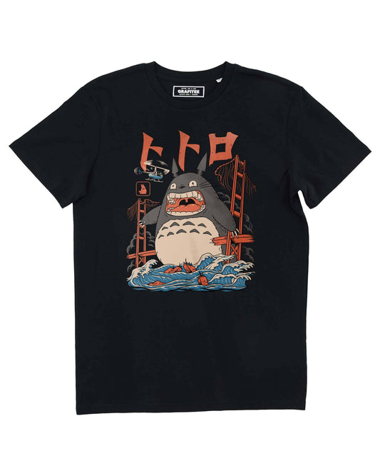 T-shirt Totoro Attack in cotone biologico