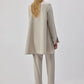Tunica con zip dal taglio oversize