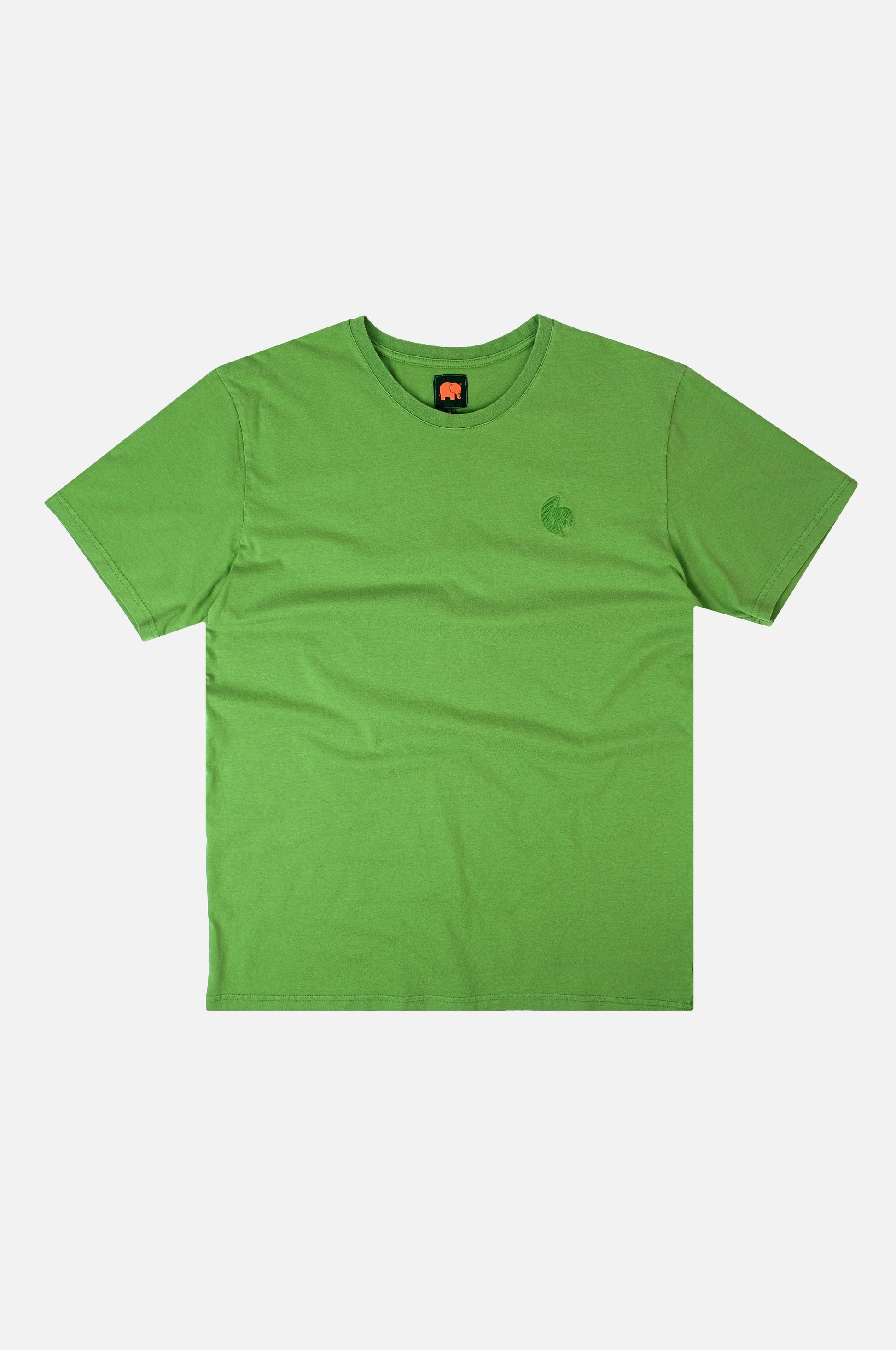 T-shirt tinta in capo verde rachide in cotone biologico