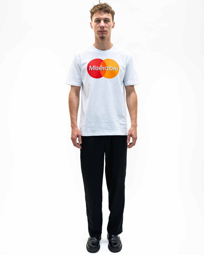 T-shirt Misérable in cotone bio con stampa logo