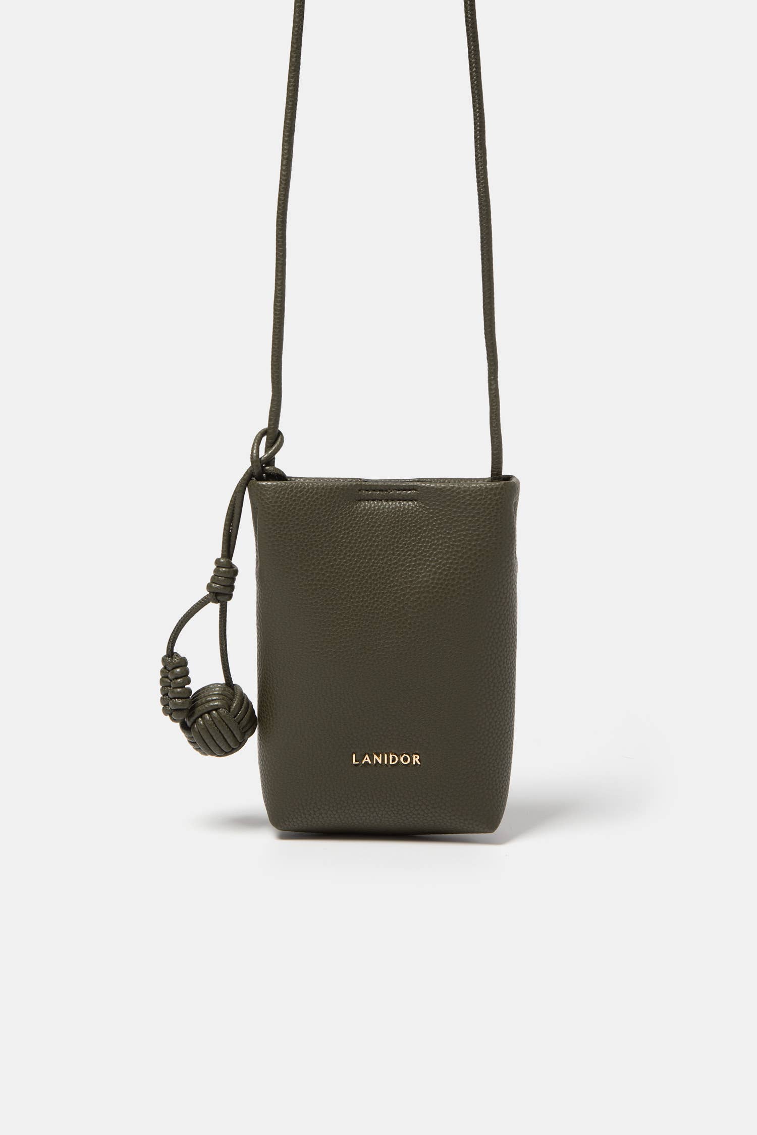 Borsa a tracolla in finta pelle liscia