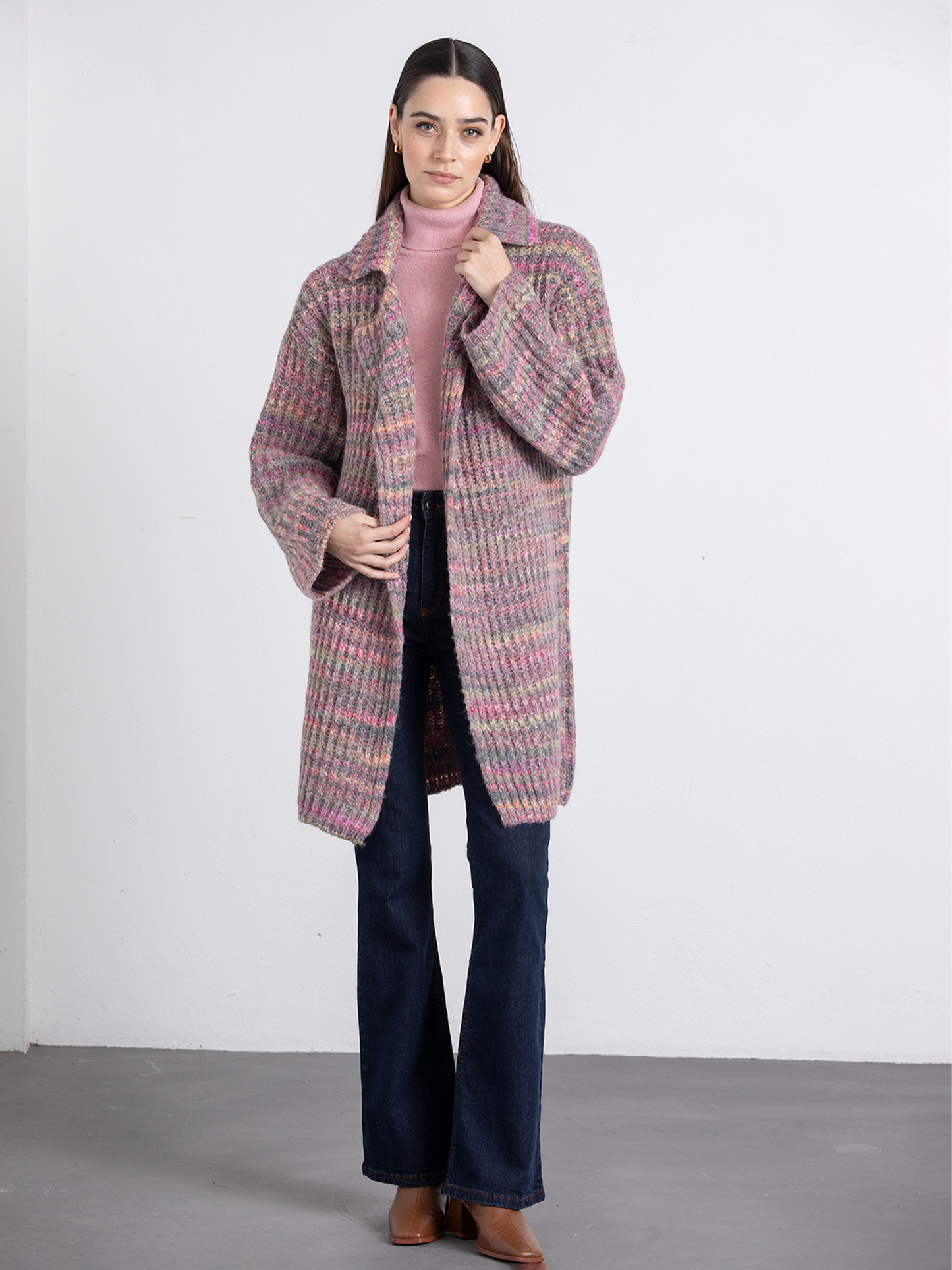 Cappotto in maglia multicolor GUIMANOS