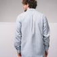 Camicia a righe azzurra