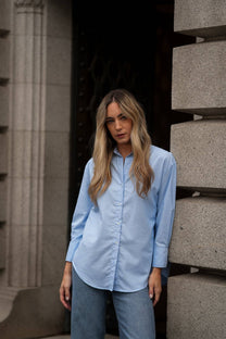Camicia classica senza tempo in cotone misto